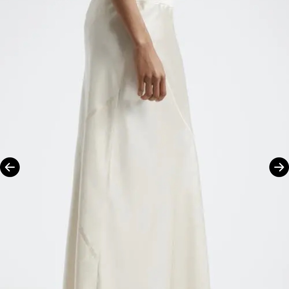 ATM Anthony Thomas Melilla satin bias cut skirt NWT - Picture 4 of 9